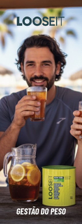 Homem com produto Looseit - Looseit